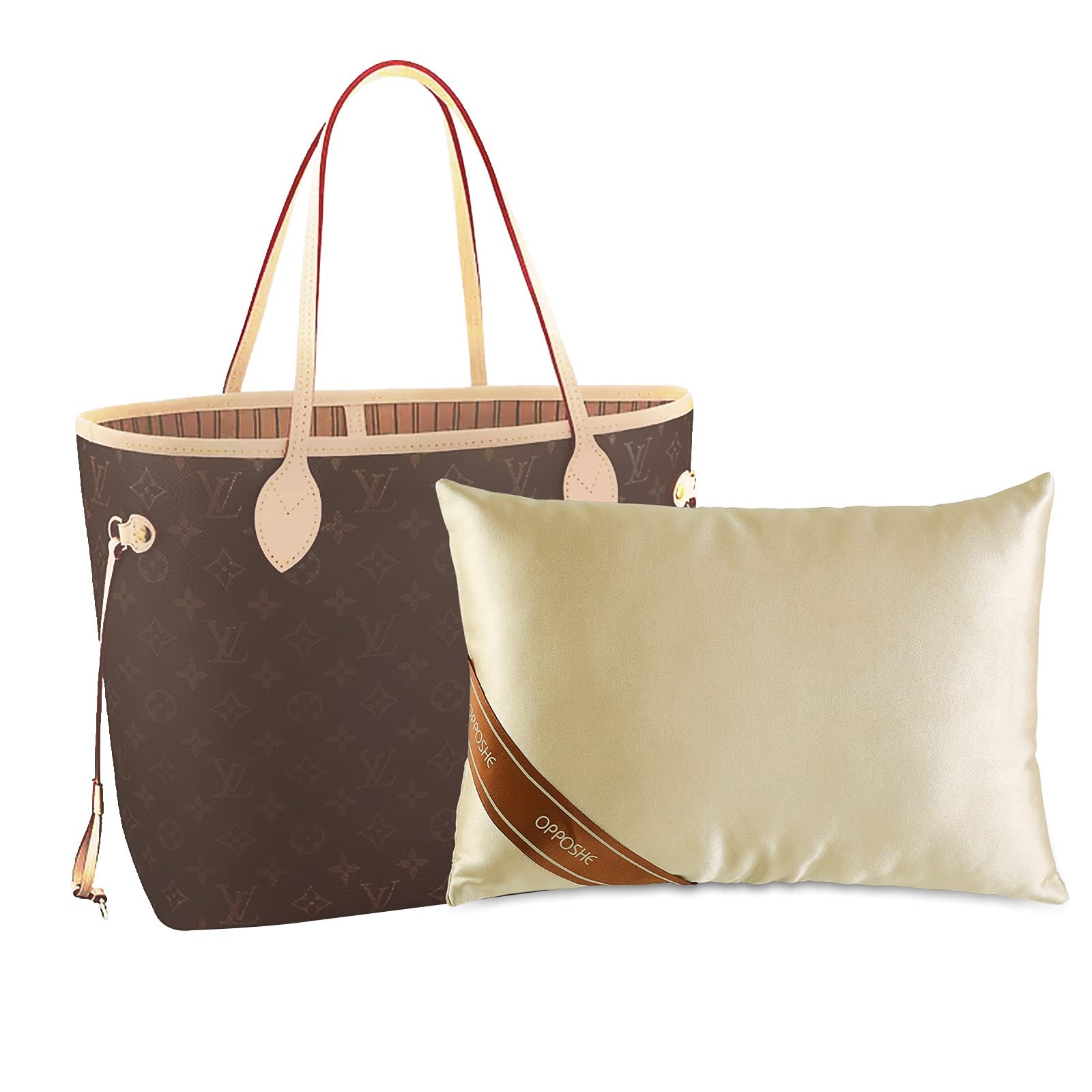 Satin Pillow Luxury Bag Shaper For Louis Vuitton's Graceful PM and