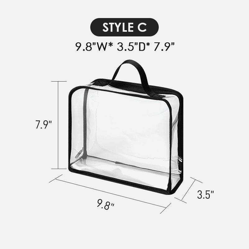 For Pont 9/Constance 18/Evelyne TPM/Gabrielle Small Hobo Bag | TPU Transparent Dust Cover Bag with Zipper